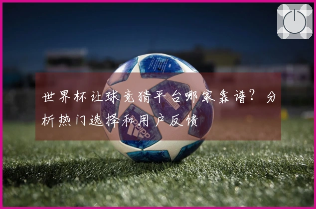 世界杯让球竞猜平台哪家靠谱？分析热门选择和用户反馈
